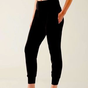 Athleta Women Salutation Jogger Black Size XS